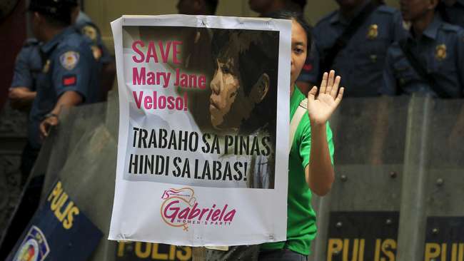 Mary Jane Veloso Selamat dari Eksekusi Mati