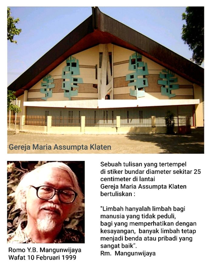 Gereja St Maria Assumpta Paroki Klaten Desain Arsitektur Warisan Romo