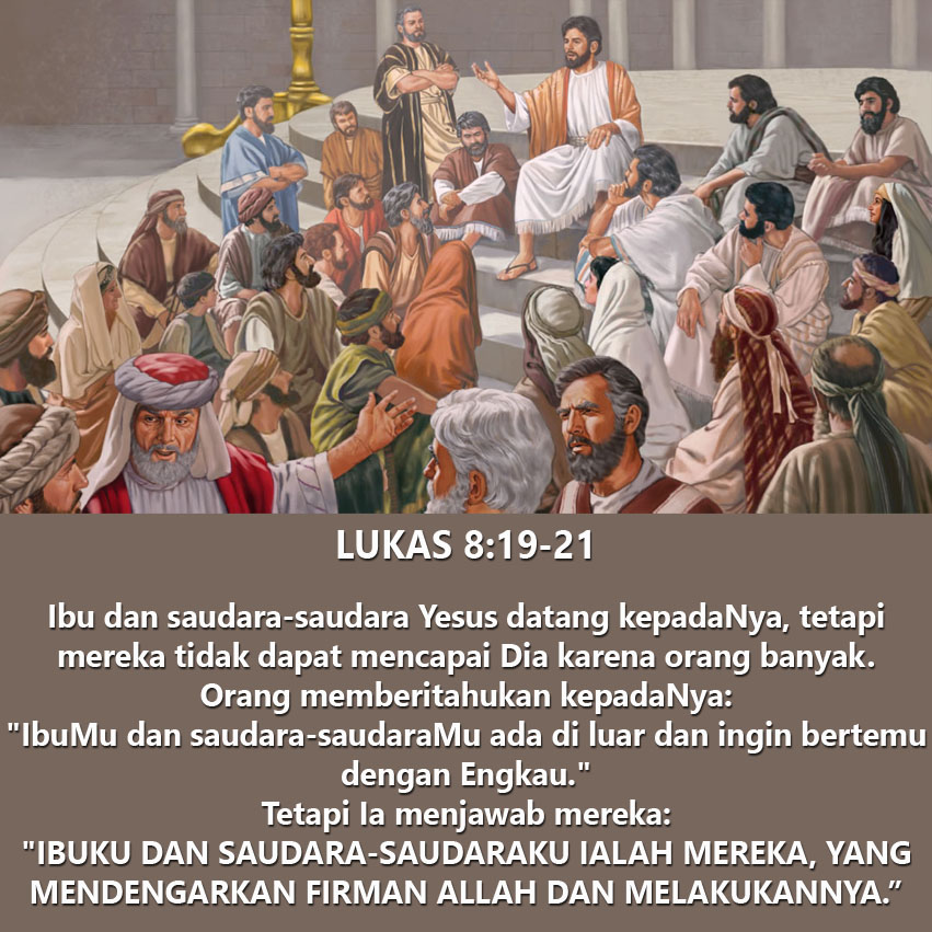 Menjadi Ibu Dan Saudara Yesus - SESAWI.NET