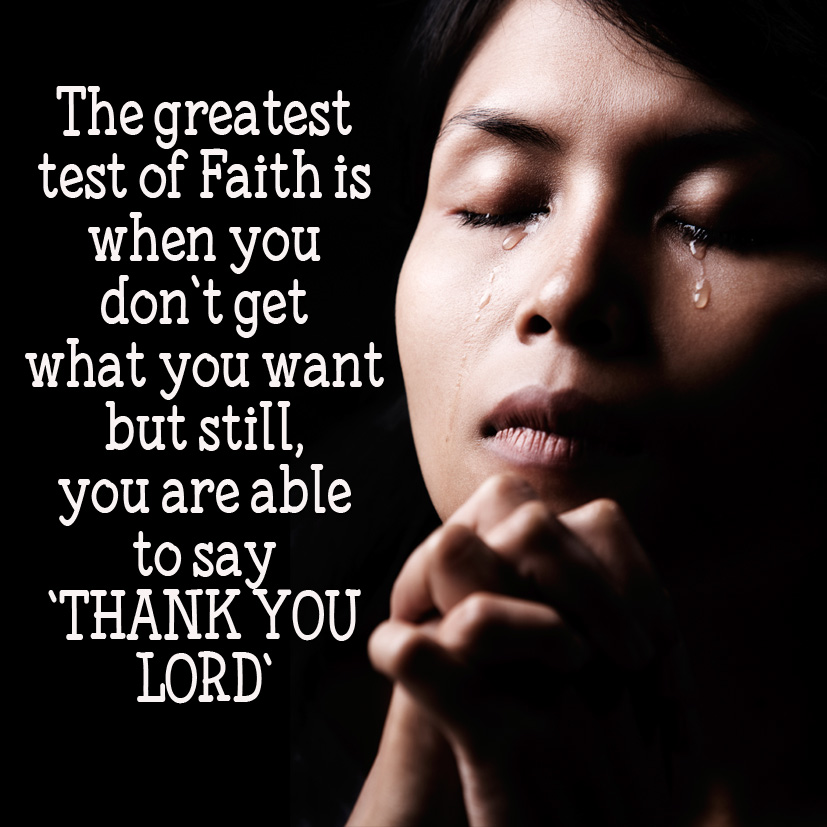 Test of faith