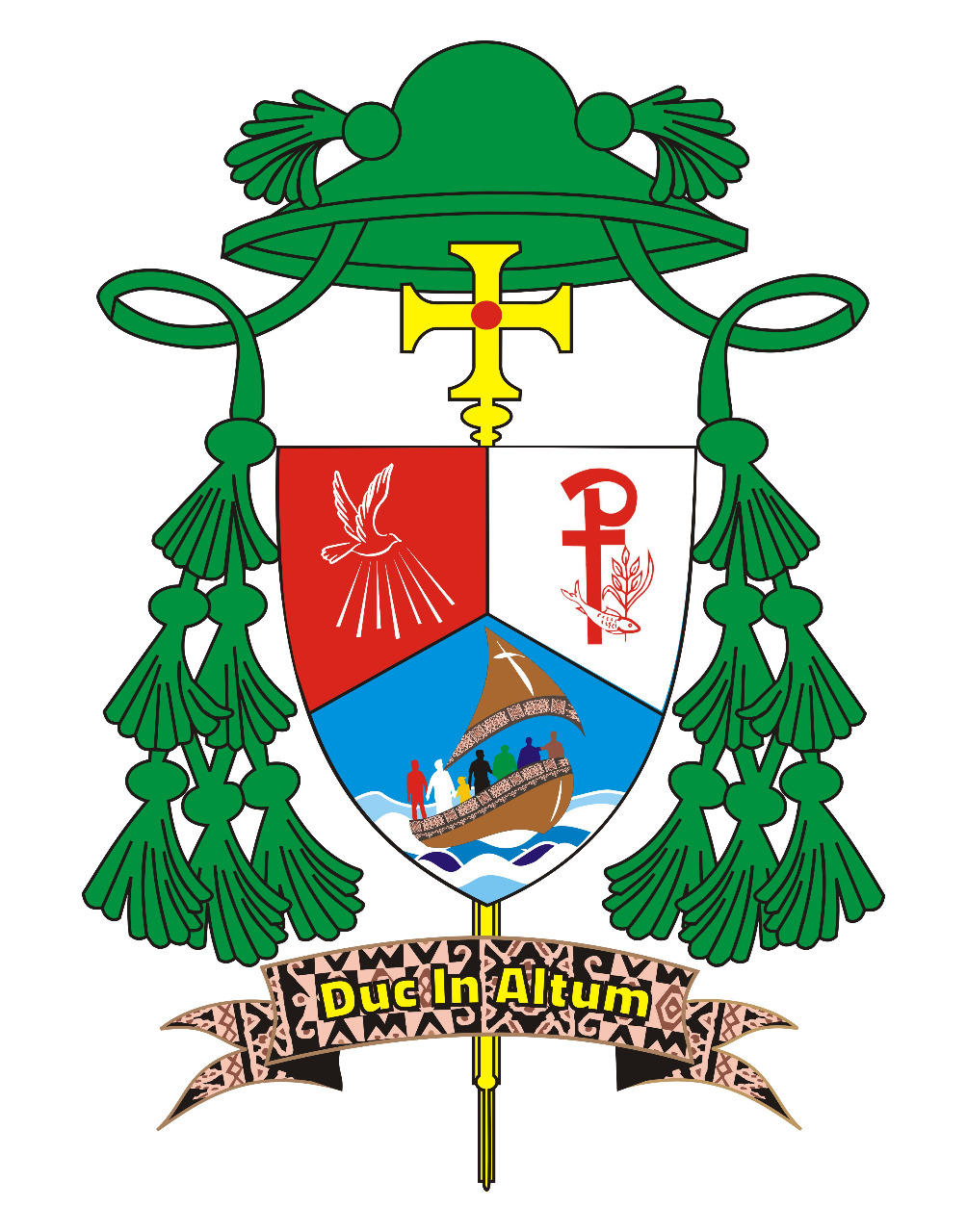 Lambang Keuskupan Maumere Dan Motto Pastoral Mgr Ewaldus Martinus