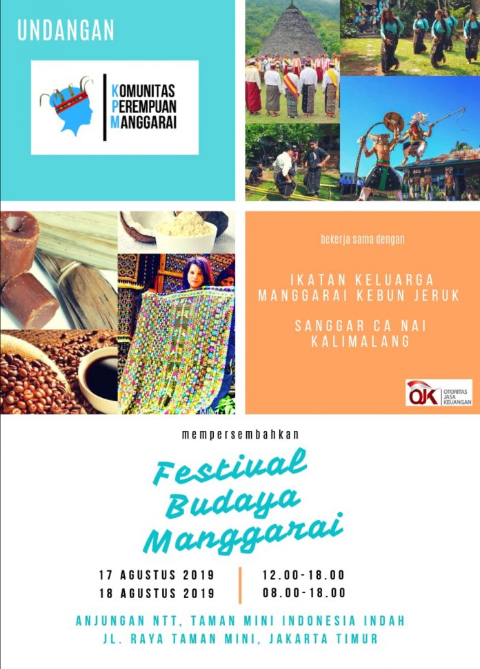 17 18 Agustus 2019 Festival Budaya Manggarai Di Tmii Sesawi Net