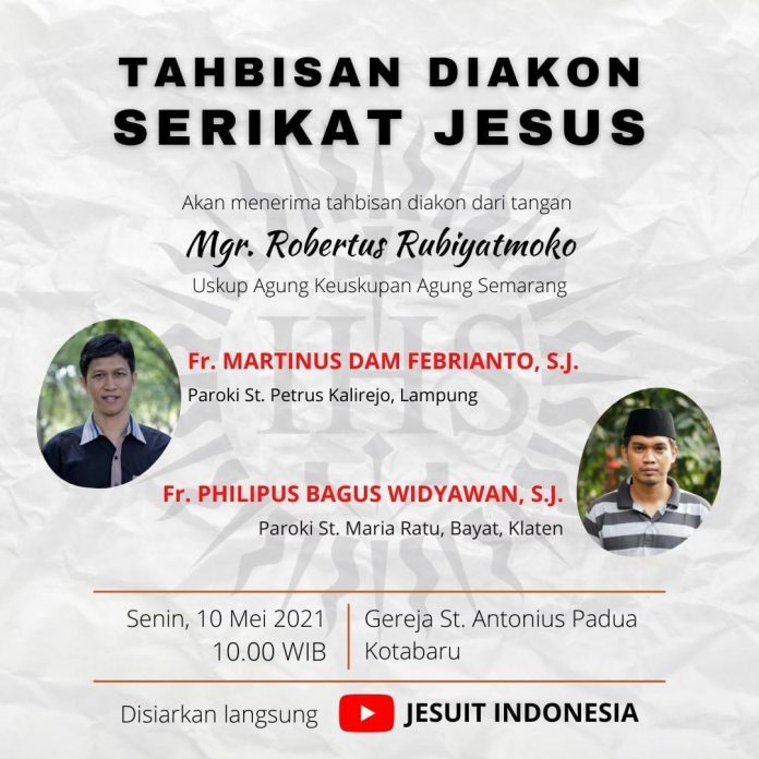 10 Mei 2021 Tahbisan Diakon Jesuit Sesawi Net