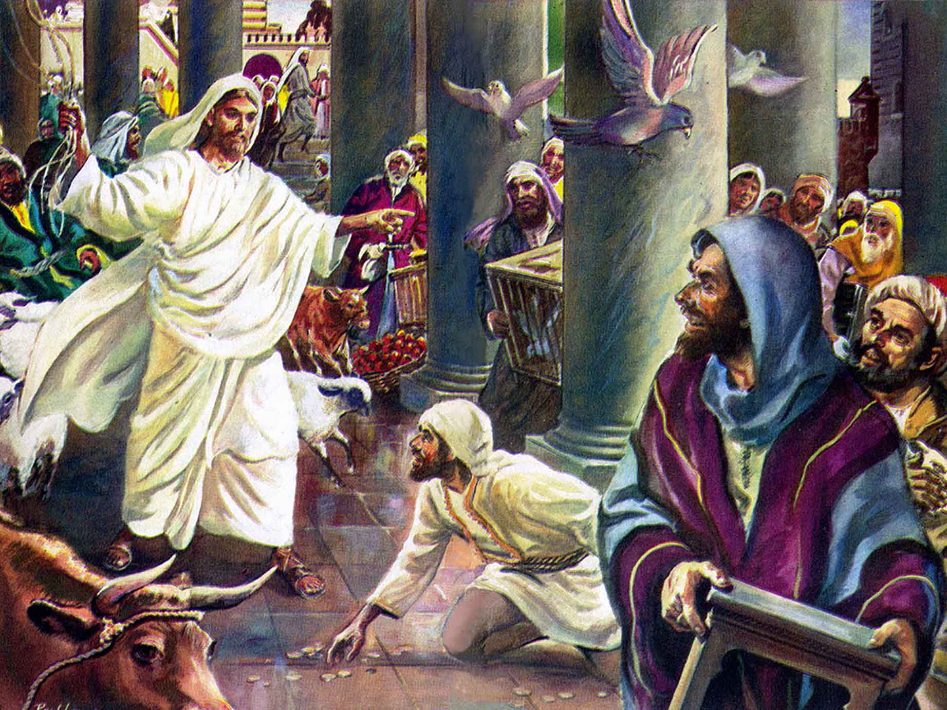 Христос выгоняет Меновщиков