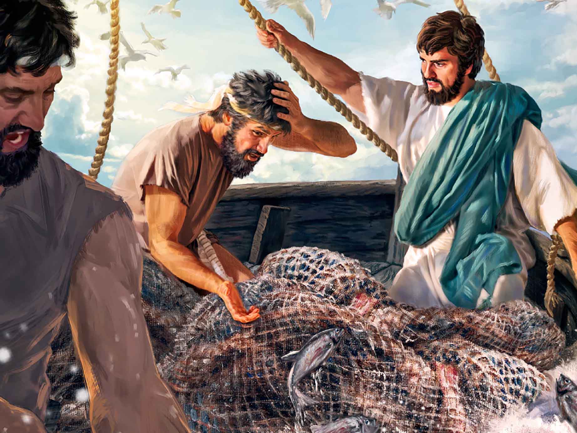 Притча о рыбке. Иисус Христос призвание Петра.