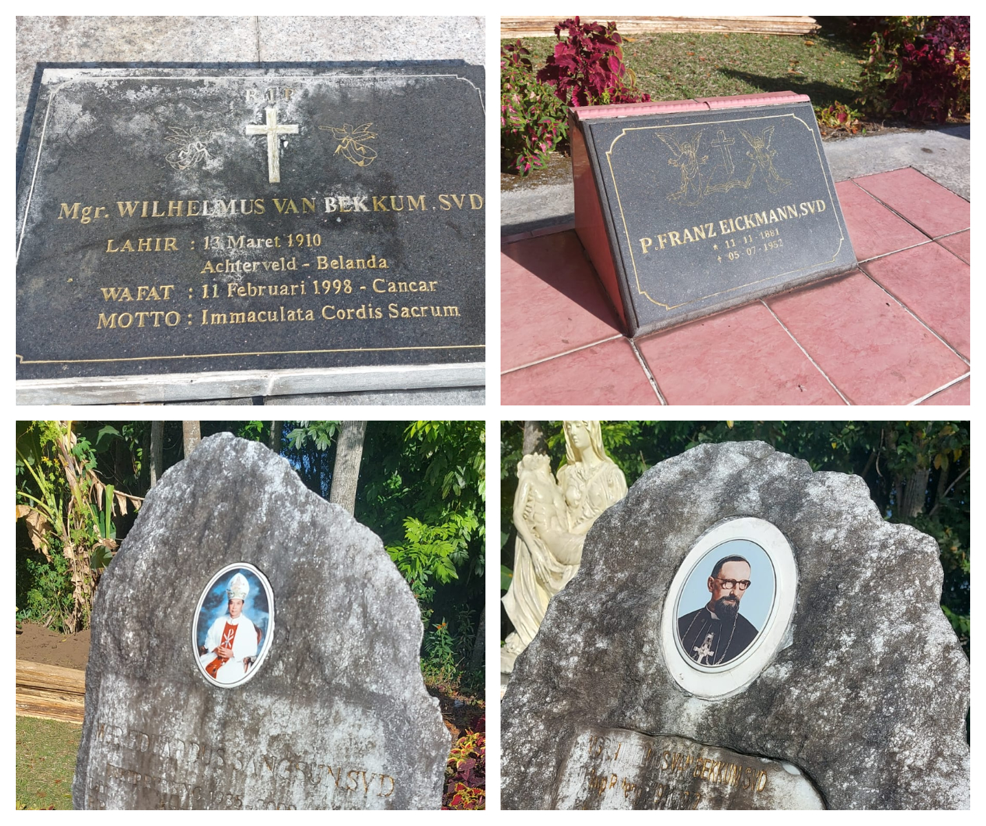 Kerkop Dekat Gereja Katedral Ruteng Lokasi Makam Mgr Hubertus Leteng Sesawinet 1979