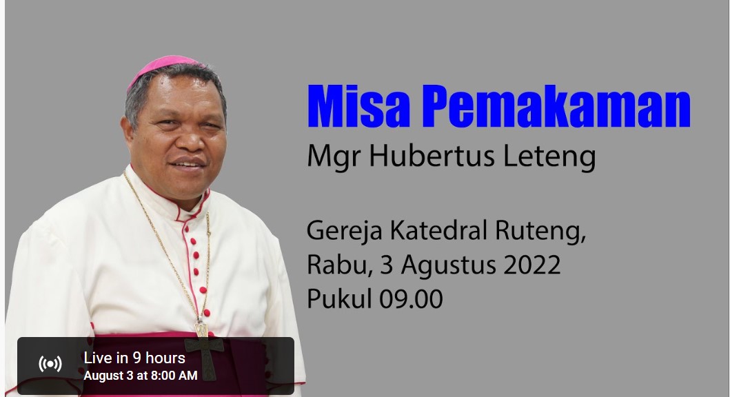 Misa Requiem Daring Mgr Hubertus Leteng Rabu 38 Mulai Pukul 0800 Wib Sesawinet 5741