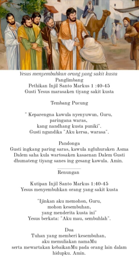 Yesus Menyembuhkan Orang Sakit Kusta - SESAWI.NET