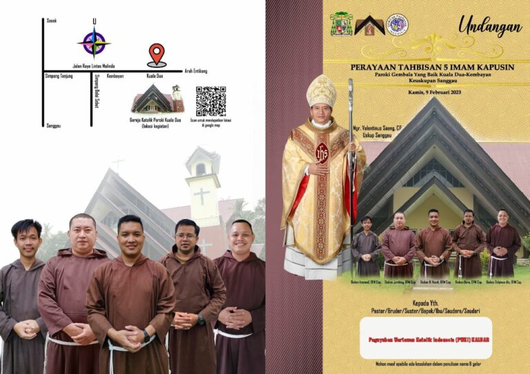 Mgr. Valentinus Saeng CP Tahbiskan Lima Imam Kapusin Di Gereja Gembala ...