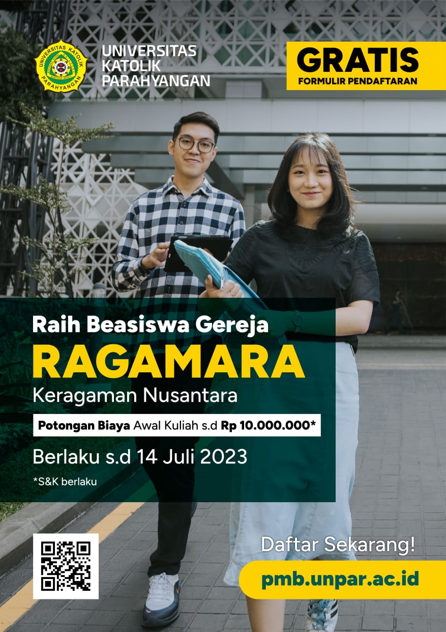 UNPAR Bandung Buka Program Beasiswa Gereja Ragamara - SESAWI.NET