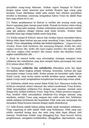 Surat Gembala Uskup KAJ Sambut Pemilu Dan Ardas 2024 - SESAWI.NET